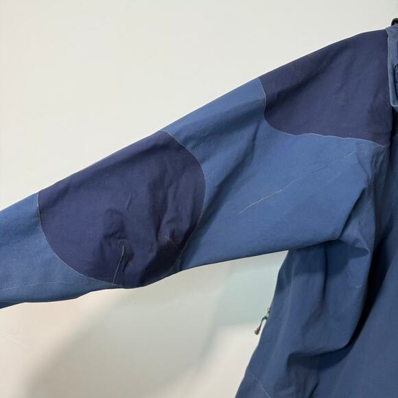 Patagonia Men's Vintage Ski Jacket Full Zip Hooded Waterproof Blue Large - Picture 11 of 14